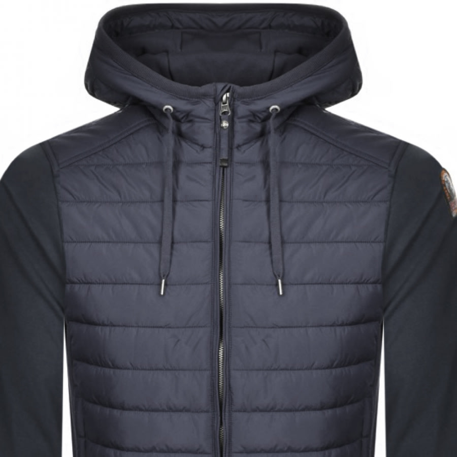 Alternative Image for ProductParajumpers Ivor Mixed Hoodie Blue2